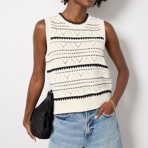 Varley Athena Pointelle Knit Vest